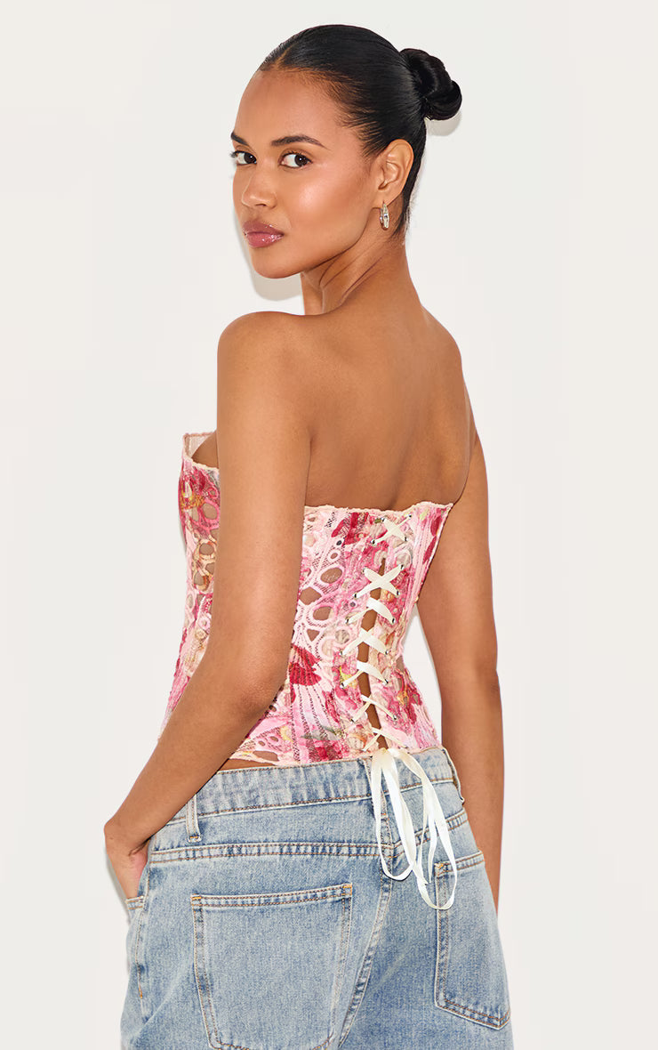 Top Corset VÉLANE en Dentelle