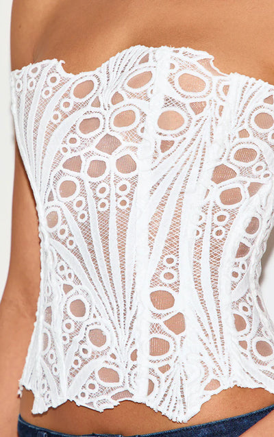 Top Corset VÉLANE en Dentelle