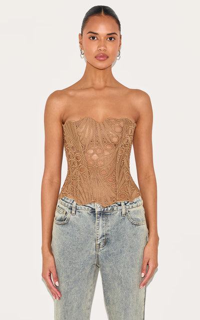 Top Corset VÉLANE en Dentelle